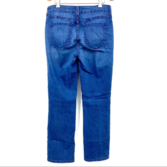 NYDJ Sheri slim leg mid rise jeans 4 - Picture 5 of 12